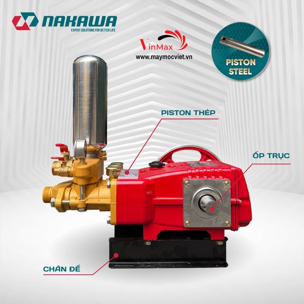 Đầu Xịt Áp Lực Nakawa NK48158 15HP