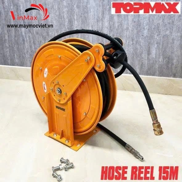 Cuộn Dây Rửa Xe Tự Rút 2 Lõi Topmax 15 Mét