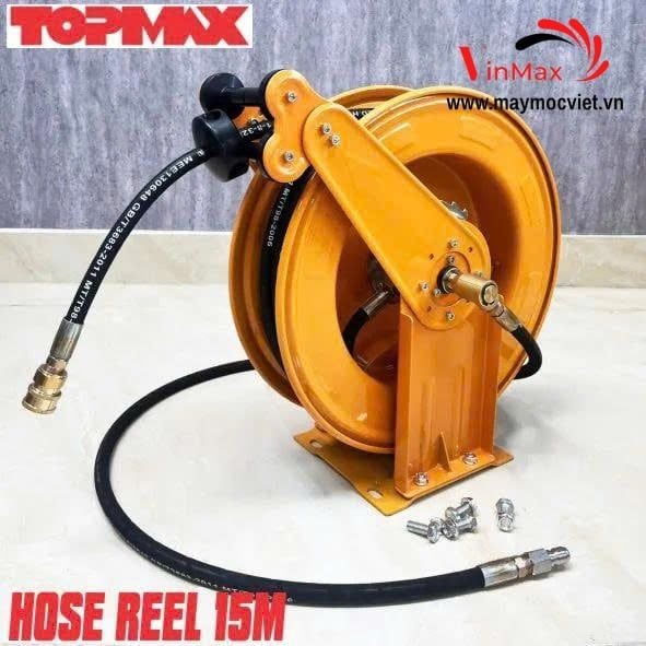 Cuộn Dây Rửa Xe Tự Rút 2 Lõi Topmax 15 Mét