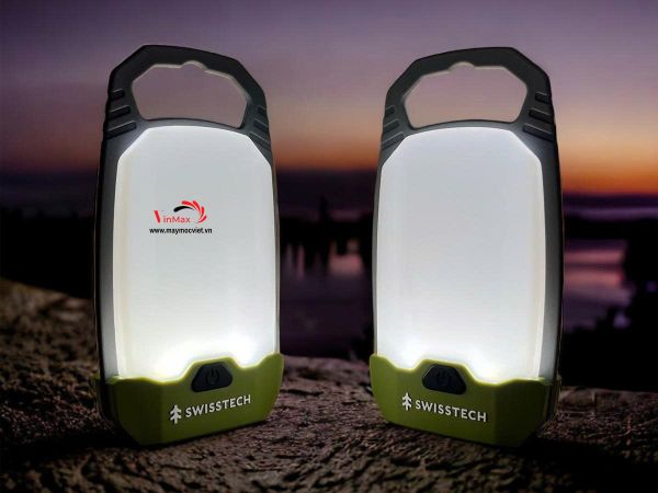 Bộ đèn xách tay dùng trong cắm trại dùng pin sạc Swiss+Tech ST001104AE