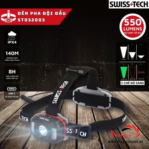 Đèn Pha Đội Đầu Swiss+Tech ST032003