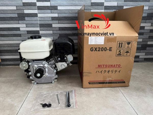 Động Cơ Xăng Mitsunato 6.5HP Cốt Thẳng Đề Nổ