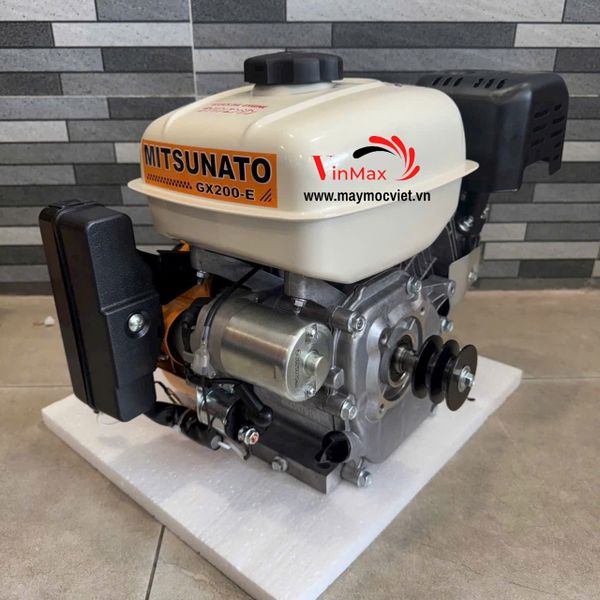 Động Cơ Xăng Mitsunato 6.5HP Cốt Thẳng Đề Nổ