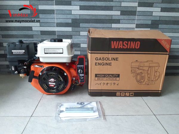 Động Cơ Xăng Wasino Đề Nổ 7.5HP Cốt Thẳng