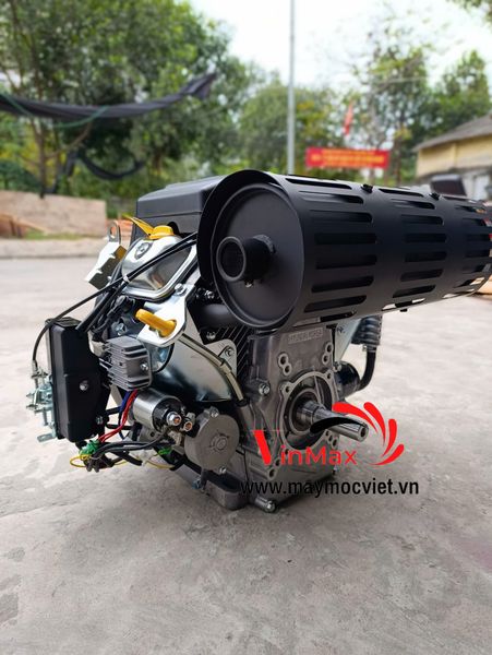 Động cơ xăng đề điện Rato R670EH kèm acquy