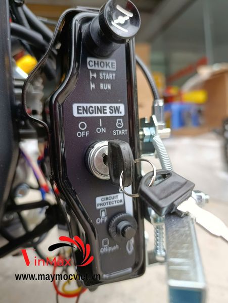 Động cơ xăng đề điện Rato R670EH kèm acquy