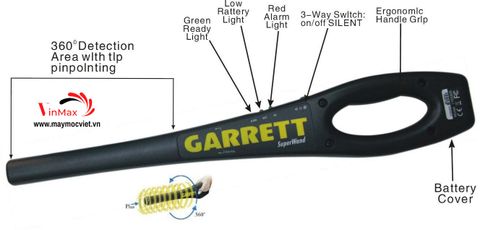 Máy Dò Tìm Kim Loại Cầm Tay Garrett SUPER WAND