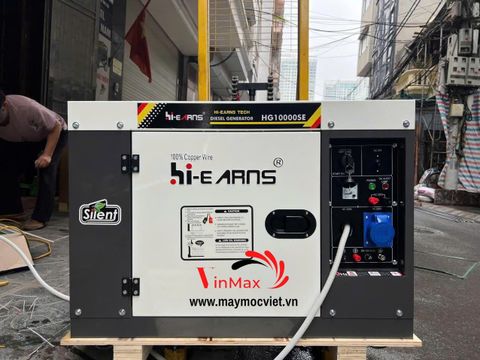 Máy Phát Điện Chạy Dầu 7KW Hi-Earns HG10000SE
