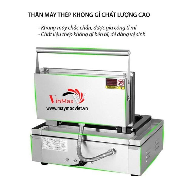 Máy Làm Bánh Waffle Xúc Xích Công Nghiệp Turbo X6