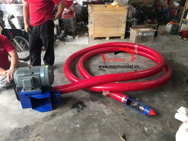 Máy Hút Nông Sản Ống Mềm Turbo TB1275 Dài 12m – Gắn Motor 7.5kW