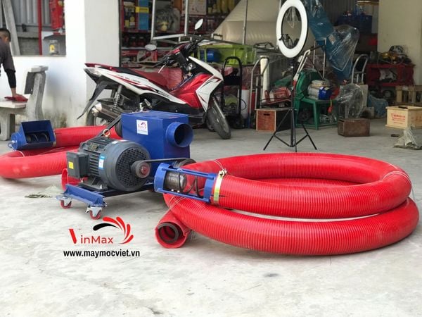 Máy Hút Nông Sản Cáp Mềm 15 Mét 2 Đầu 3 Pha 15kW Turbo TBH7815