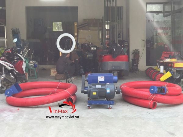 Máy Hút Nông Sản Cáp Mềm 15 Mét 2 Đầu 3 Pha 15kW Turbo TBH7815