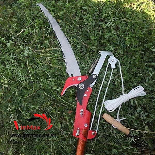 Kéo cắt cành trên cao 5m giật dây Turbo TBC05