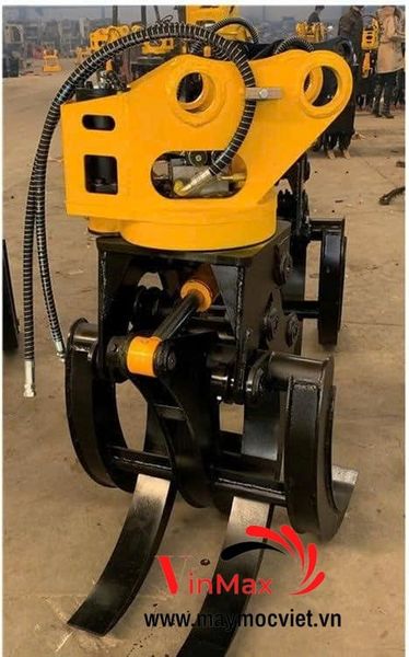 Kẹp Gắp Thủy Lực Gắn Máy Xúc Xoay 360 Độ Turbo TBG4555