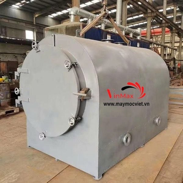 Lò nung cacbon hóa than mùn cưa Turbo