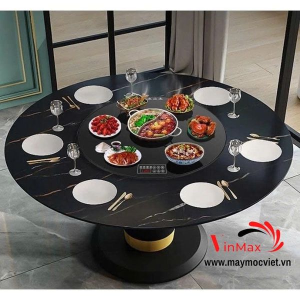 Mâm Điện Hâm Nóng Thức Ăn Dạng Xoay Turbo TBM2000