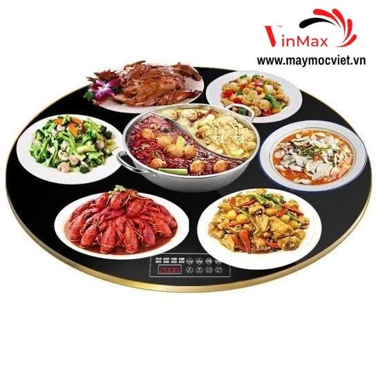 Mâm Điện Hâm Nóng Thức Ăn Dạng Xoay Turbo TBM2000