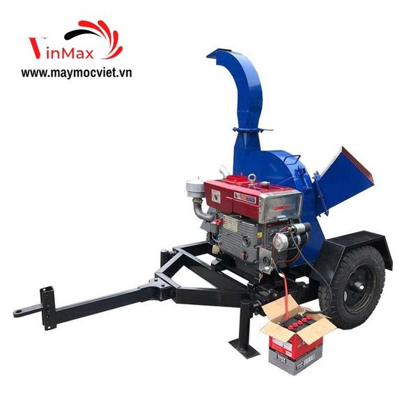 Máy băm cành bệ kéo Turbo TBT2T