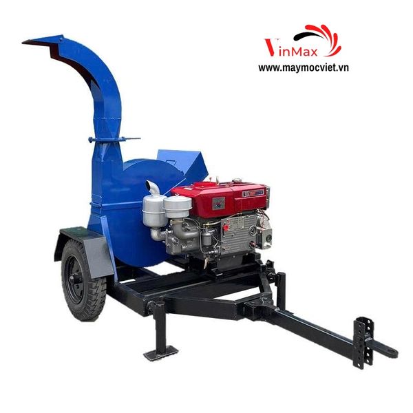 Máy băm cành bệ kéo Turbo TBT2T