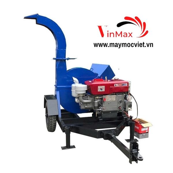 Máy băm cành bệ kéo Turbo TBT2T