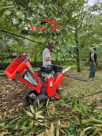 Máy băm cành cây chạy xăng 7hp đề nổ Turbo TB75