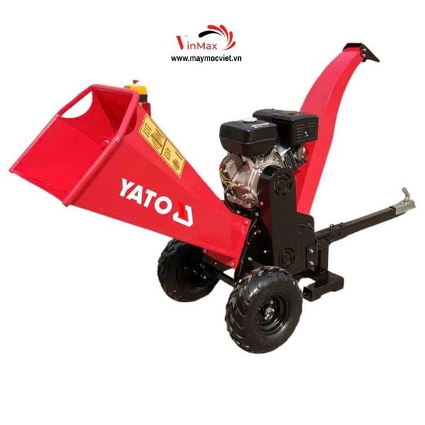 Máy Băm Dăm Gỗ 15cm Động Cơ Xăng 15HP Yato YT31501
