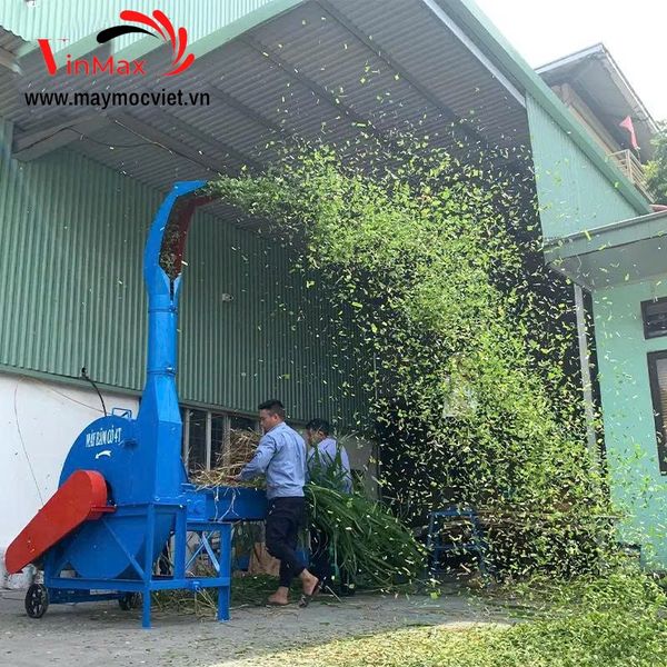 Máy băm cỏ voi công nghiệp băng tải đầu nổ D24 Turbo TBC4024