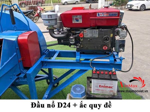 Máy băm cỏ voi công nghiệp băng tải đầu nổ D24 Turbo TBC4024