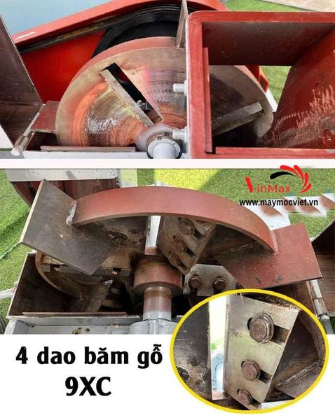 Máy Băm Gỗ Mảnh Vinmax 2T
