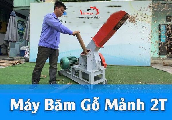 Máy Băm Gỗ Mảnh Vinmax 2T