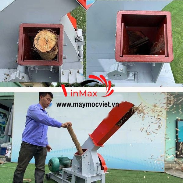 Máy Băm Gỗ Mảnh Vinmax 2T