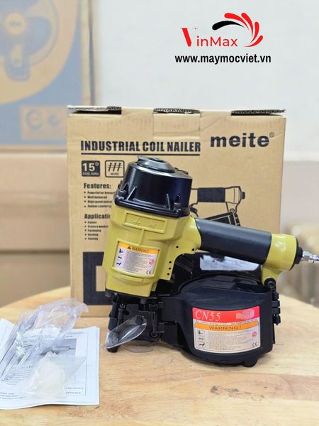 Súng Bắn Đinh Cuộn Pallet Xoắn Meite CN55