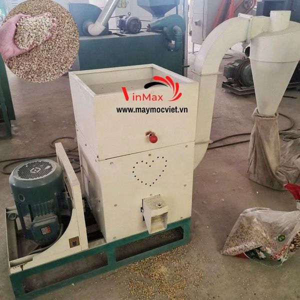 Máy Bóc Vỏ Đậu Xanh, Đậu Đen, Đậu Nành Khô Tự Động 200–300kg/h Turbo BV750