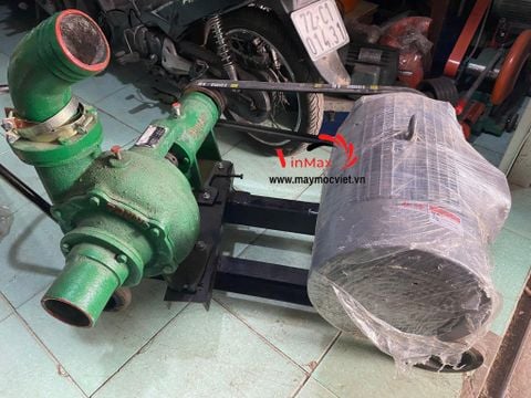 Máy Bơm Cát Bơm Bùn Động Cơ Điện 15KW Turbo TBC1015