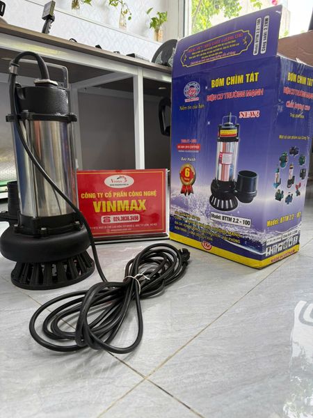 Máy Bơm Thả Chìm BTM22 3HP 2.2KW Phi 100