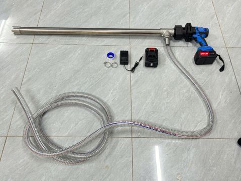 Bơm Dầu Nhớt, Hóa Chất Thùng Phuy Chạy Pin Turbo TBB1000