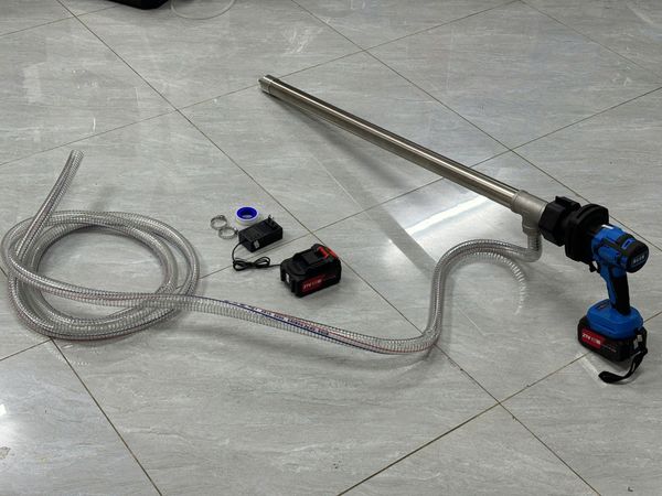 Bơm Dầu Nhớt, Hóa Chất Thùng Phuy Chạy Pin Turbo TBB1000