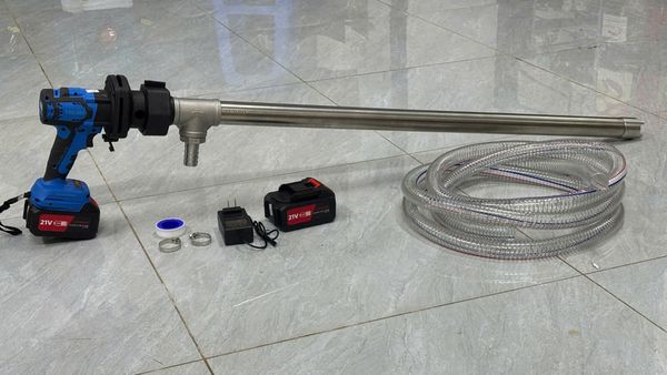 Bơm Dầu Nhớt, Hóa Chất Thùng Phuy Chạy Pin Turbo TBB1000