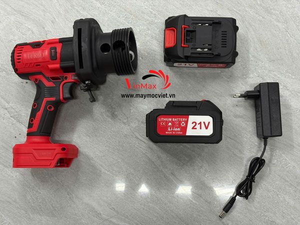 Bơm dầu nhớt, hóa chất thùng phuy chạy pin Turbo TBB750