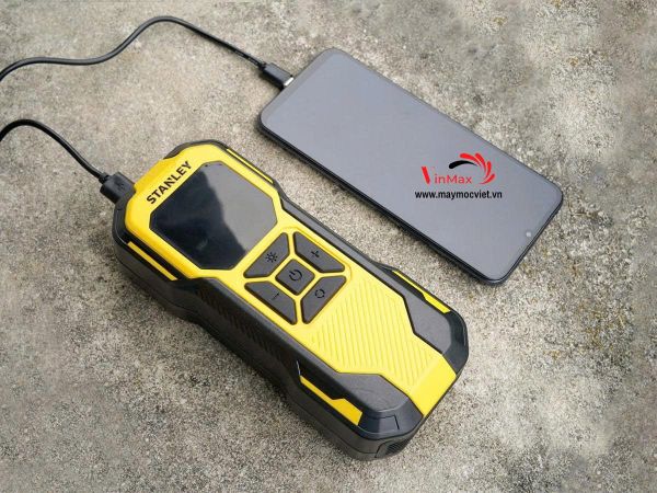 Máy bơm hơi dùng pin Stanley SXIF0101 (Tích hợp đèn Led & sạc dự phòng)