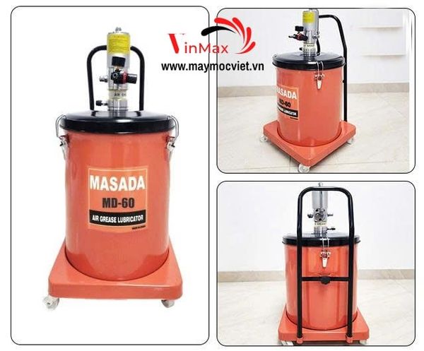 Máy bơm mỡ khí nén Masada MD60