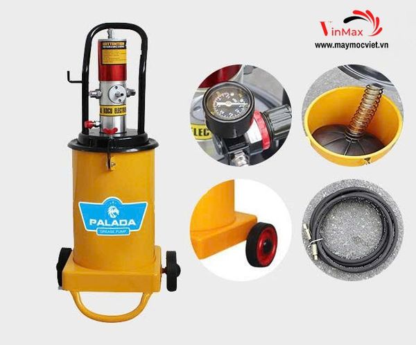 Máy Bơm Mỡ Bò Bằng Khí Nén Palada PD-3