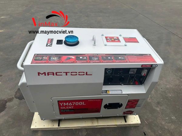 Máy phát điện chạy dầu 5 kW siêu giảm âm Mactool YM6700L