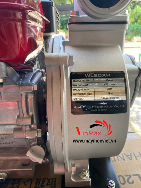 Máy Bơm Nước Chạy Xăng Honda WL20XH DR