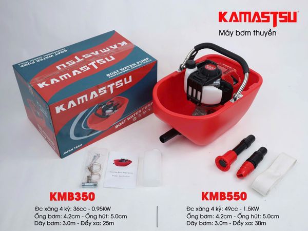 Máy bơm xuồng Kamastsu KMB430 động cơ 2 thì