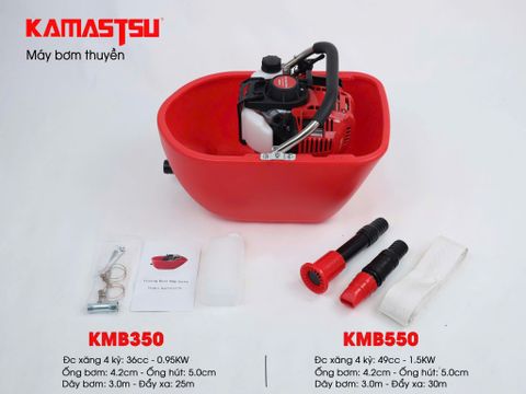 Máy bơm xuồng Kamastsu KMB550 động cơ 4 thì