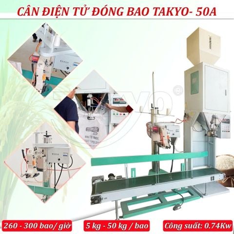Máy cân định lượng và đóng bao Takyo 50A