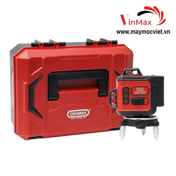 Máy Cân Mực Oshima CM12X-LS Đỏ Pin Lithium