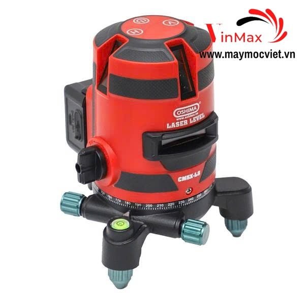 Máy Cân Mực Oshima CM5X-LS Đỏ Pin Lithium