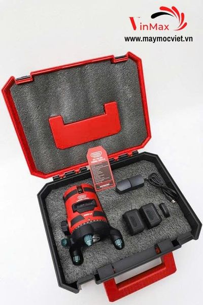 Máy Cân Mực Oshima CM5X-LS Đỏ Pin Lithium